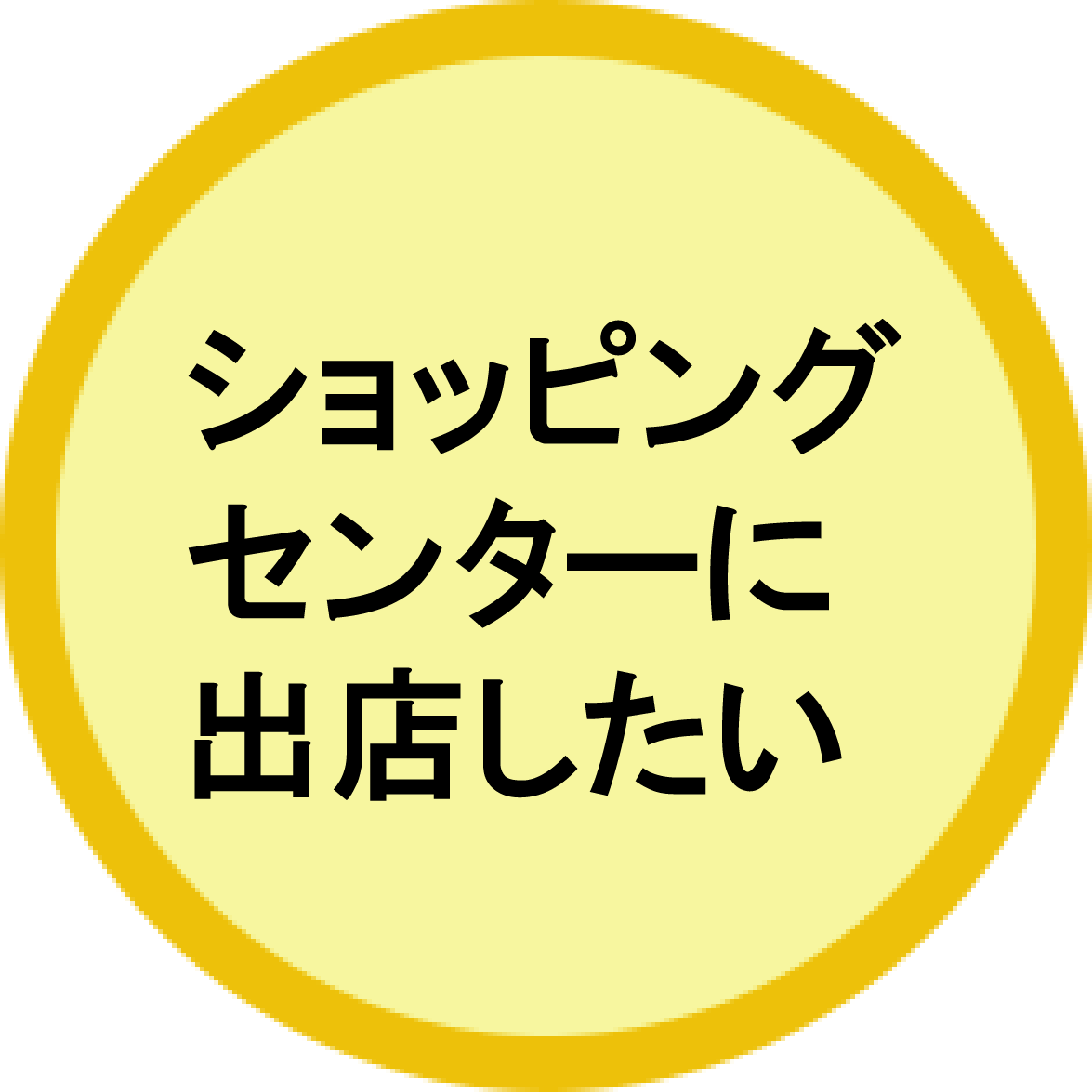 ショッピングセンターに出店したい